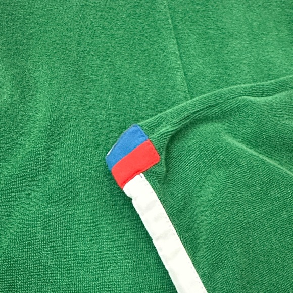 KULE Terry Cloth Retro zip Small Women’s emerald green Serena romper - Picture 5 of 7